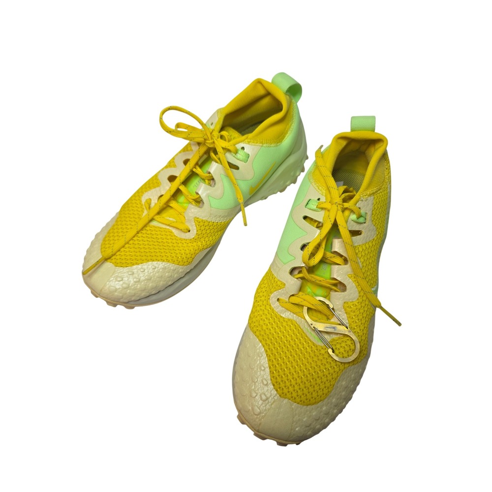 Nike React Wildhorse 7 Trail Running Shoes Yellow Lime Glow DM9470-700 M's 7.5